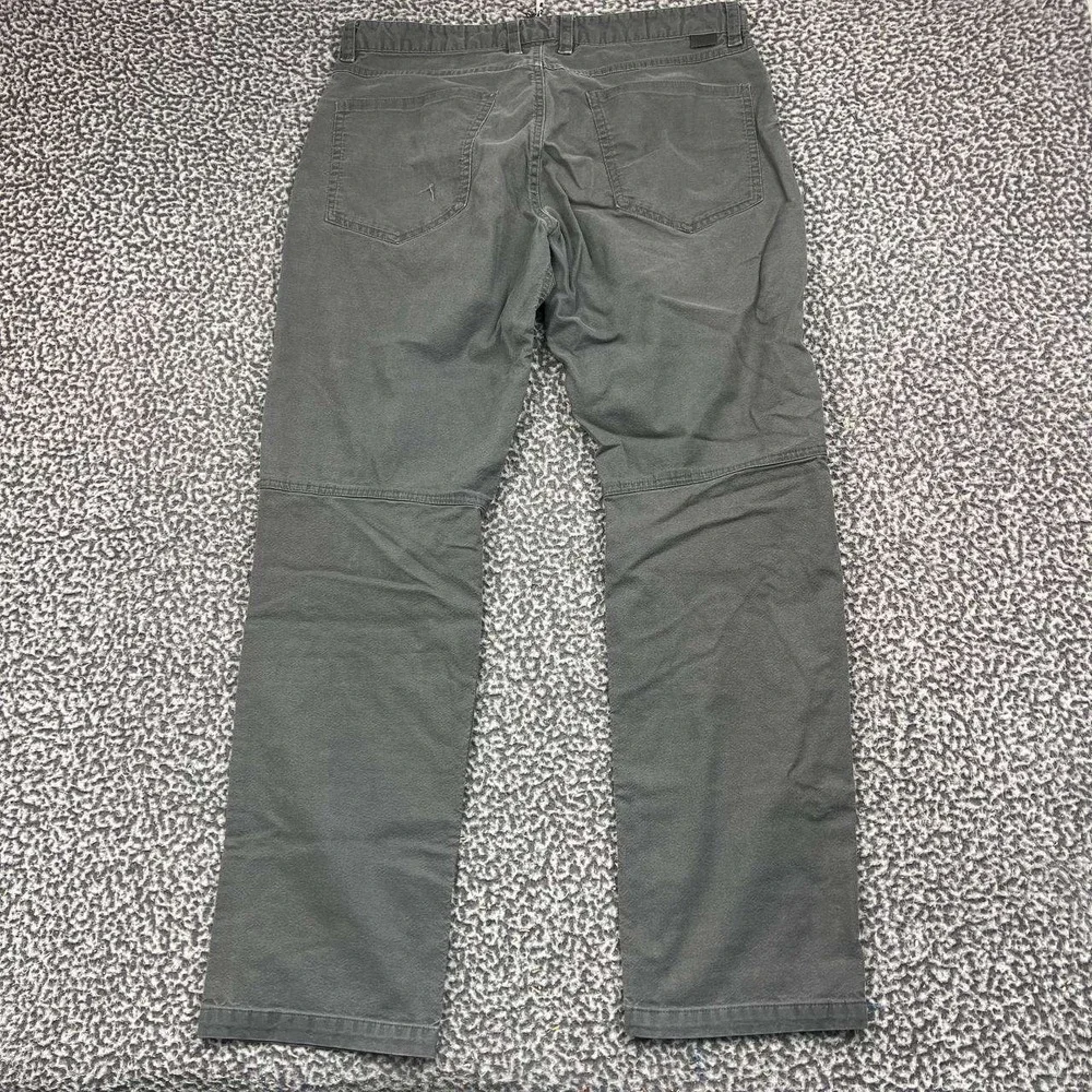 The North Face Hiking Pants Men 34x31 Gray Cotton Blend Straight Leg Outdoor